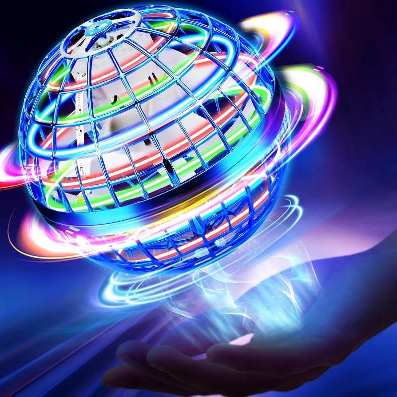 Drone Ball Rc - Uçan Küre Top Oyuncağı, LED Işıklı