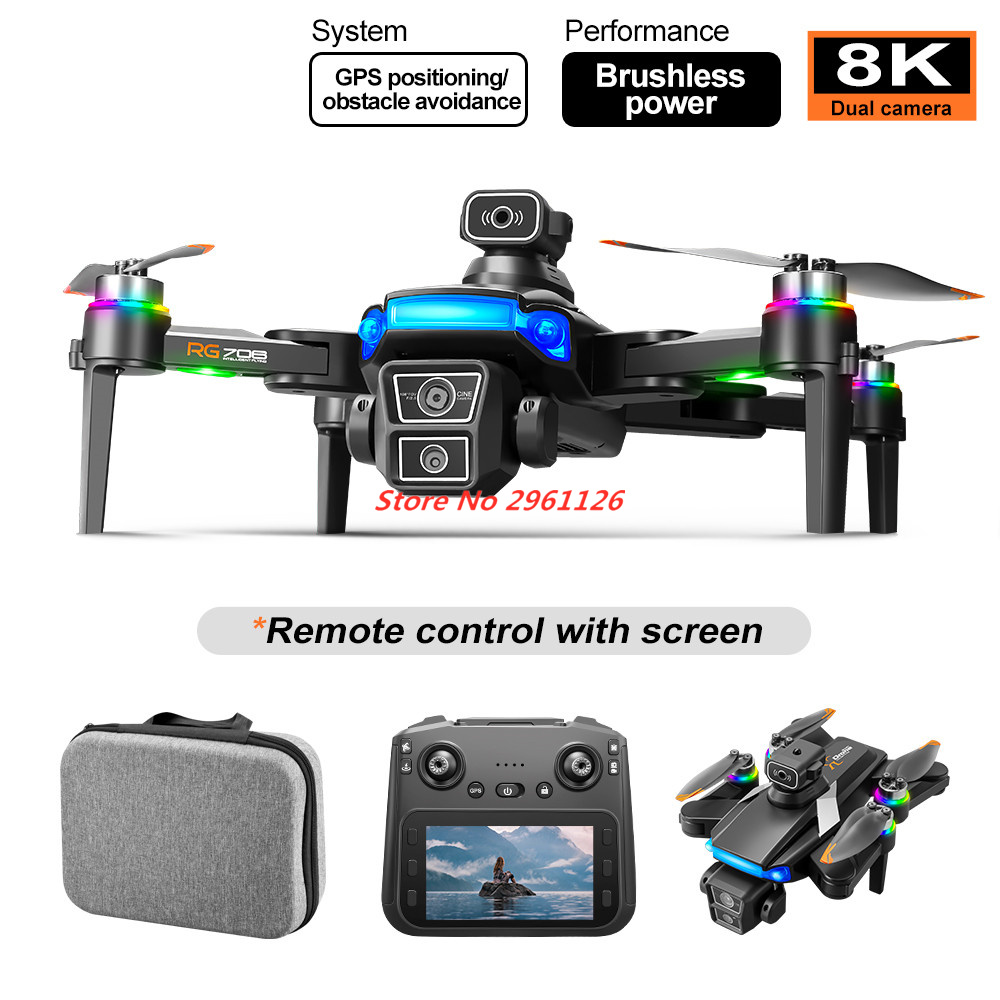 Drone Rc Fpv Manual - 8K HD Kamera GPS Drone Profesyonel
