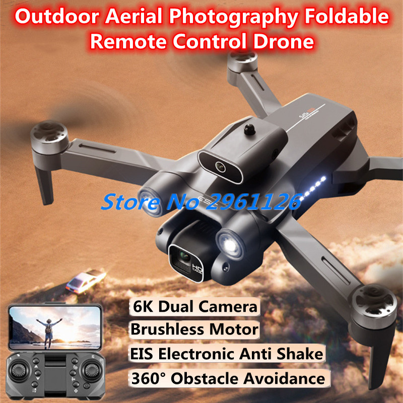 Drone Rc S1S - Açık Hava Fırçasız Katlanabilir Uzaktan Kumandalı