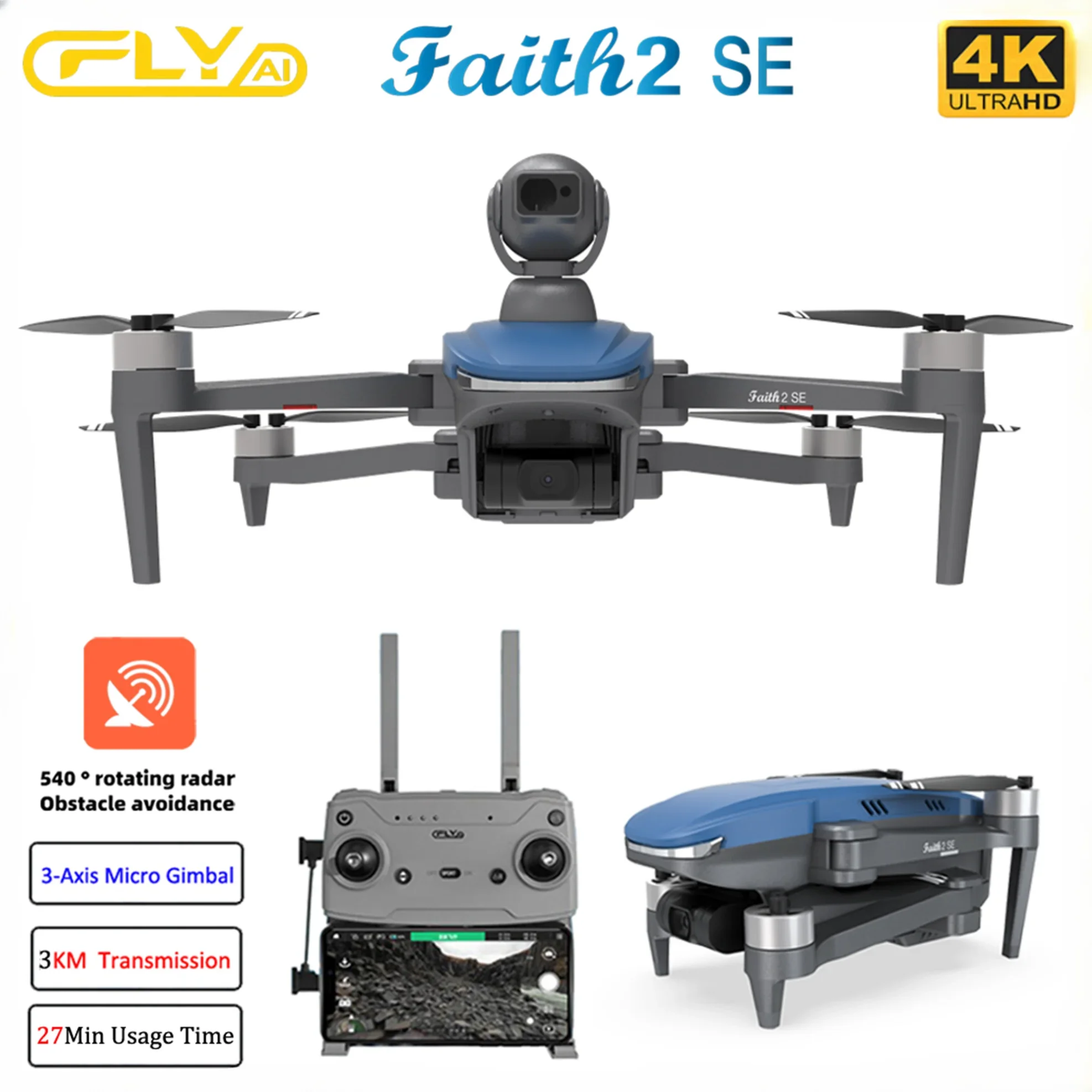 Drone Rc Fpv Manual - Faith 2 SE 540 ile °