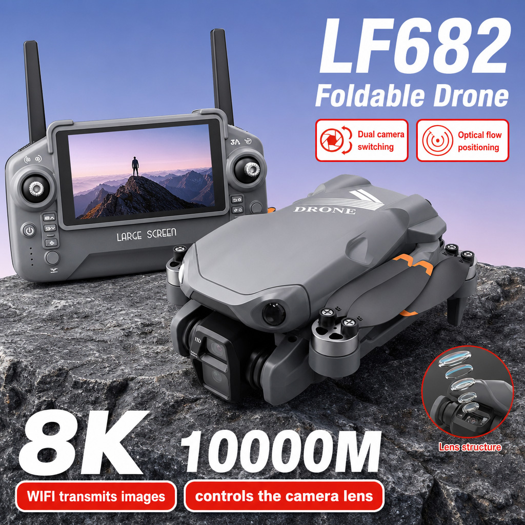 Drone Rc Harness - Hava Fotoğrafı LF682 Drone 8K HD