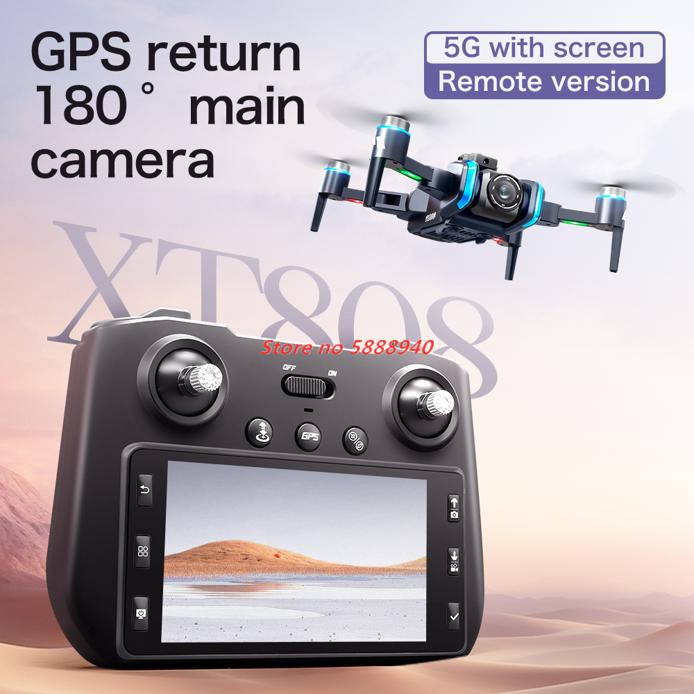 Drone Rc Fpv Manual - GPS Ekranlı Drone Profesyonel 8K HD