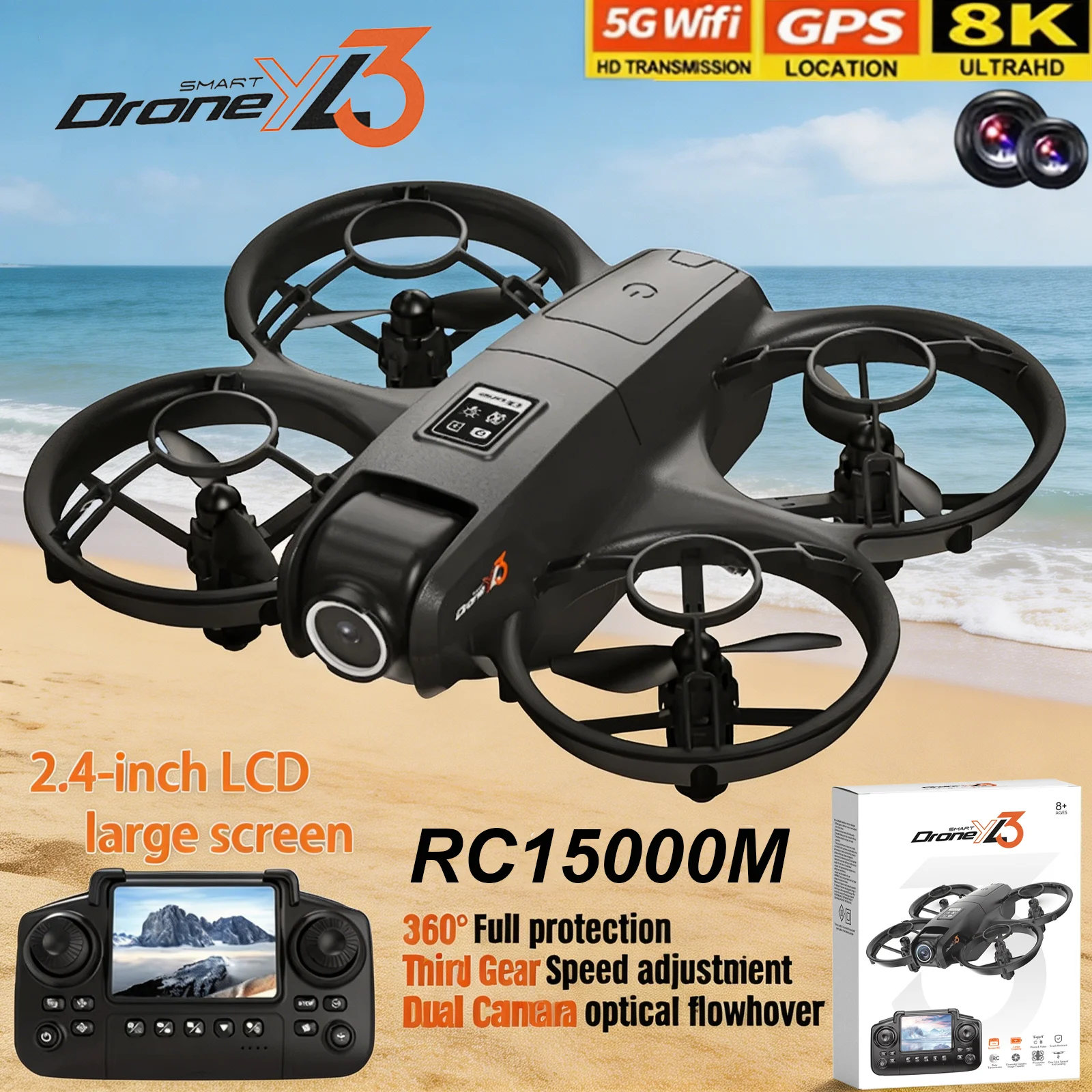 Drone Rc Harness - Yeni YL3 RC Drone 8K 1080P