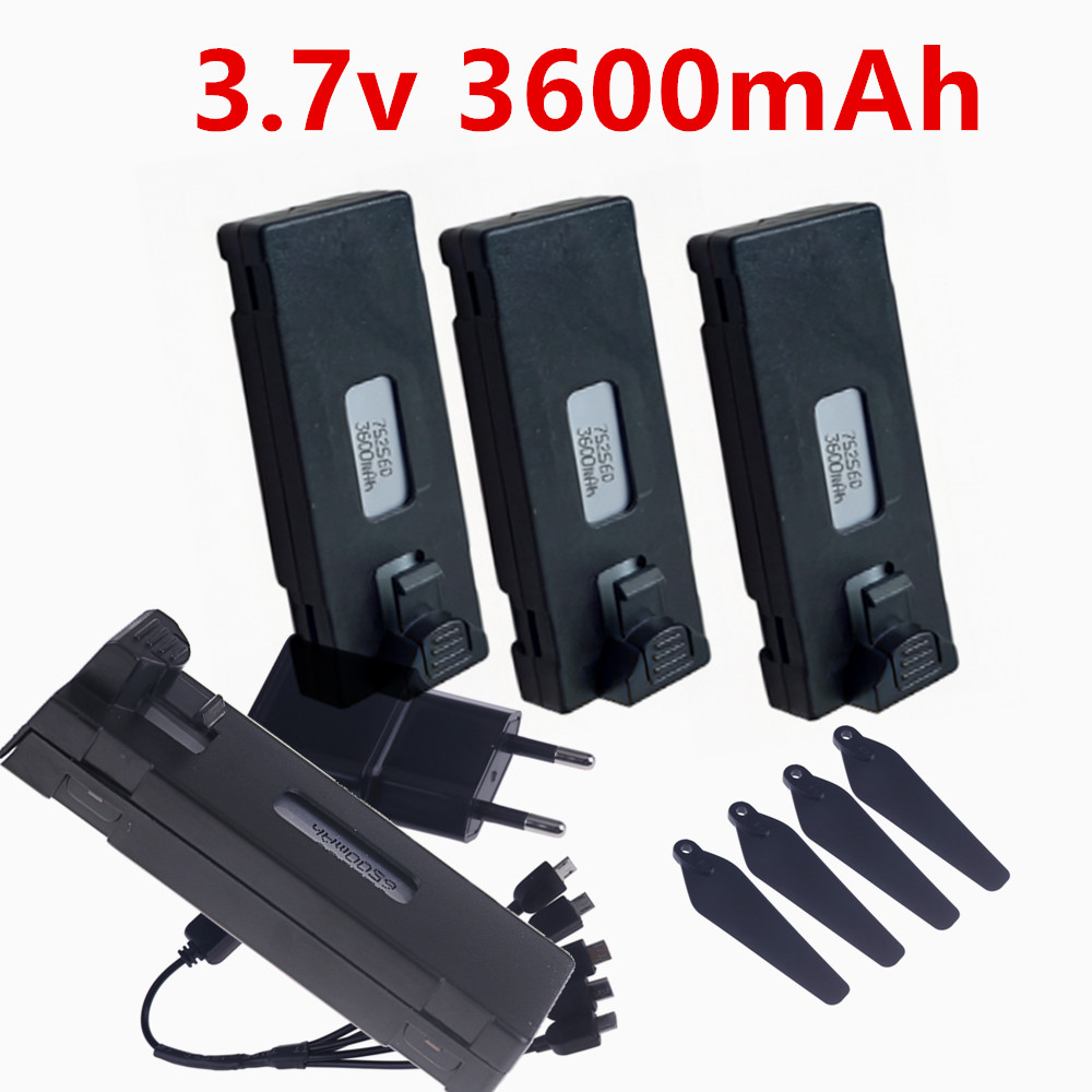 Drone Rc S1S - Yükseltme 1800mah 3600mAh 3.7v Drone Pil