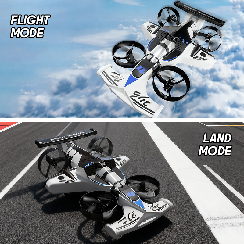 Drone Motor Rc Car - 2in1 Mini Drone Hava-Zemin Uçan Araba