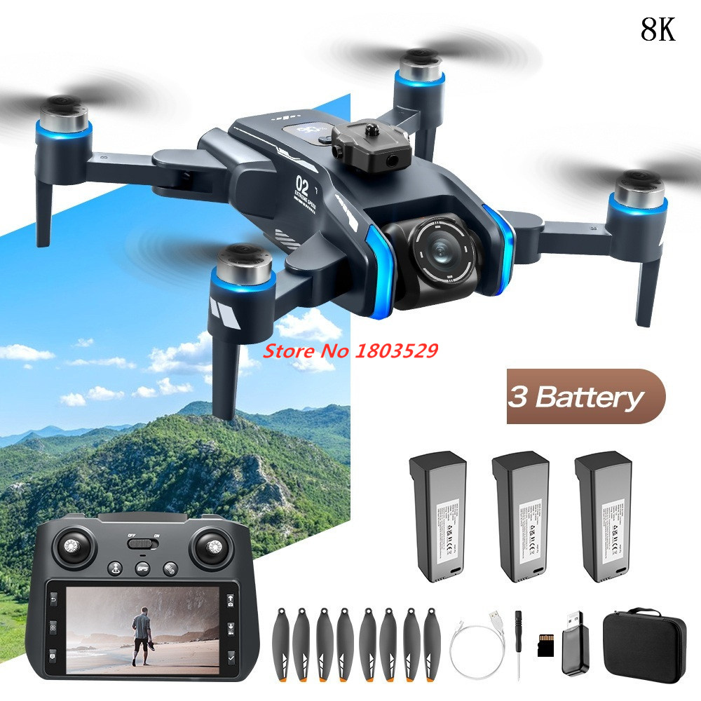 Drone Rc Fpv Manual - 8K Fırçasız Engel Algılama WIFI FPV