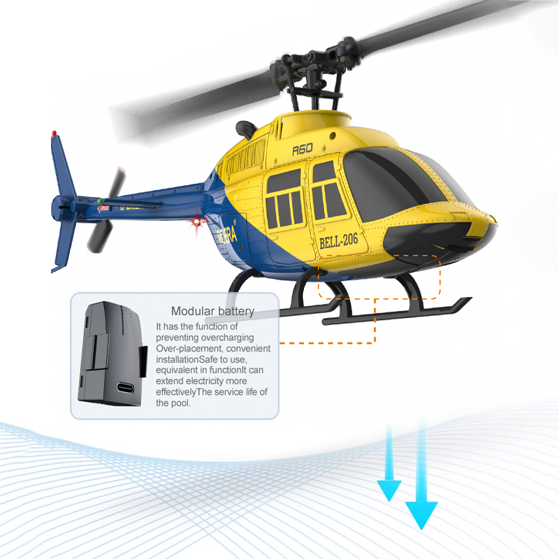 A60 RC Helikopter 2.4G 6 Eksen - Drone Rc Bolide incelemesi ve fiyatı