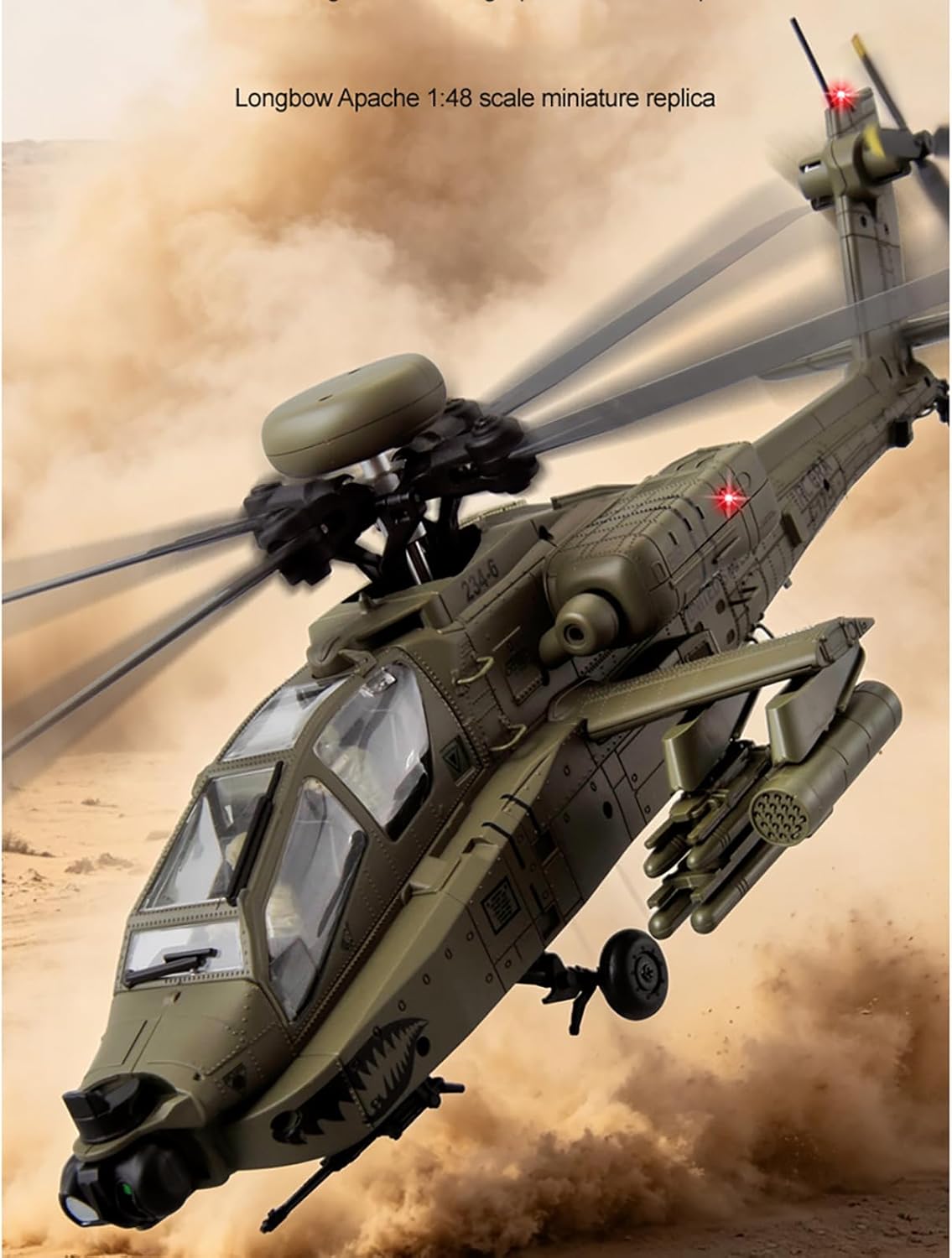 310MM 6CH C170 AH-64D Uzaktan  - Drone Rc Bolide incelemesi ve fiyatı