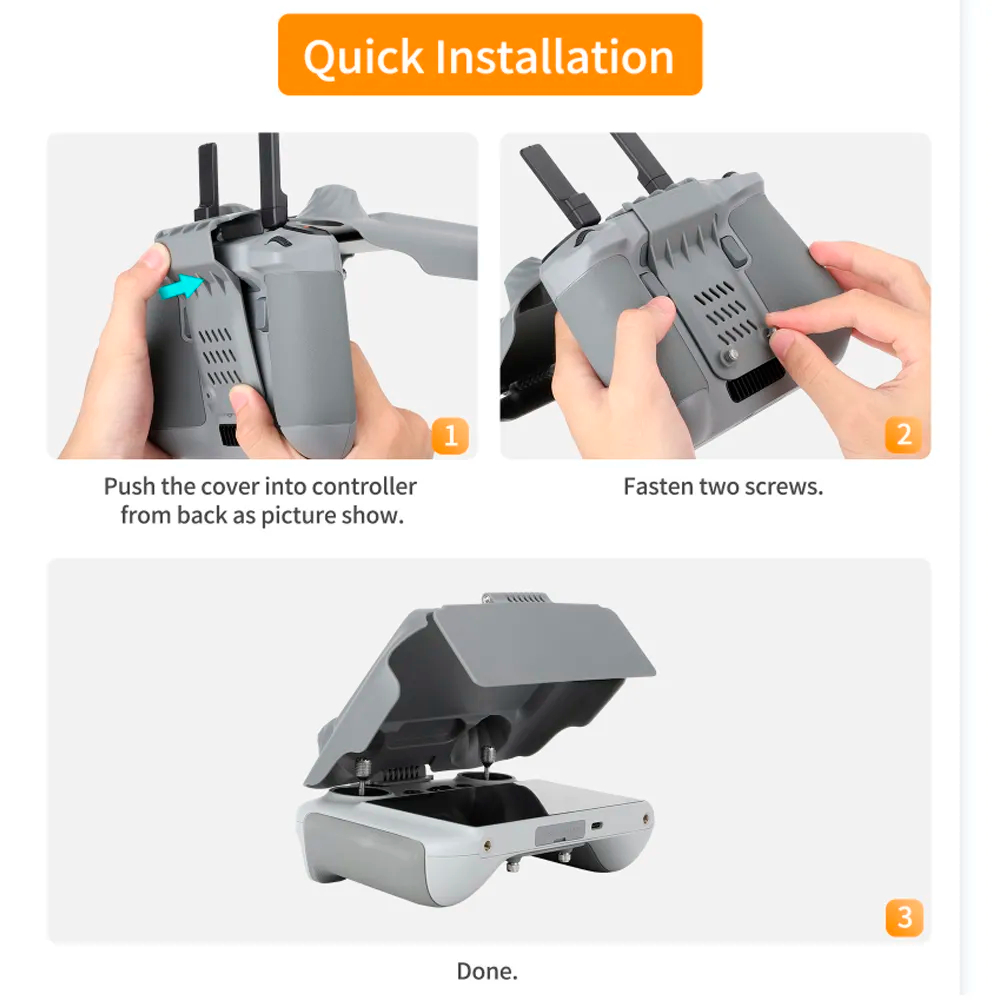 Ekran Koruyucu Kabuk DJI RC/RC - Drone Dji Rc 3 incelemesi ve fiyatı