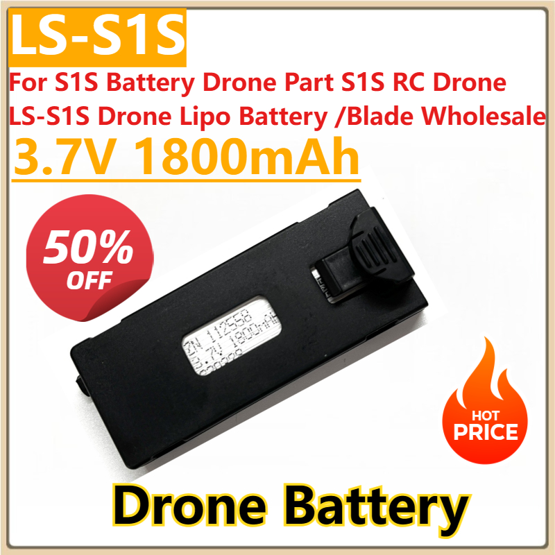 Yeni 3.7 V 1800 mAh Yedek Pil  - Drone Rc S1S incelemesi ve fiyatı