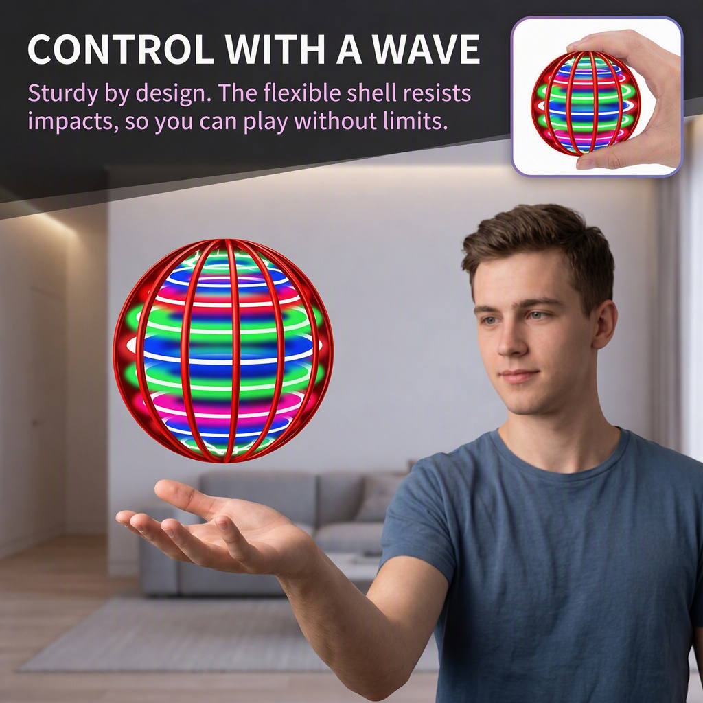 Renkli LED Işıklı Uçan Top ve  - Drone Ball Rc incelemesi ve fiyatı