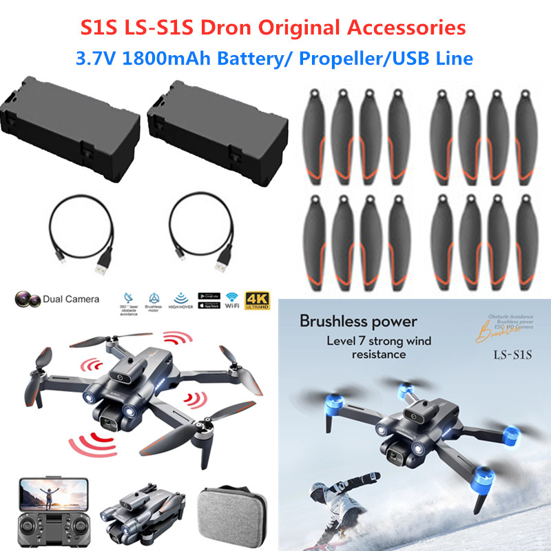 LS-S1S RC Drone Pil 3.7V 1800m - Drone Rc S1S incelemesi ve fiyatı