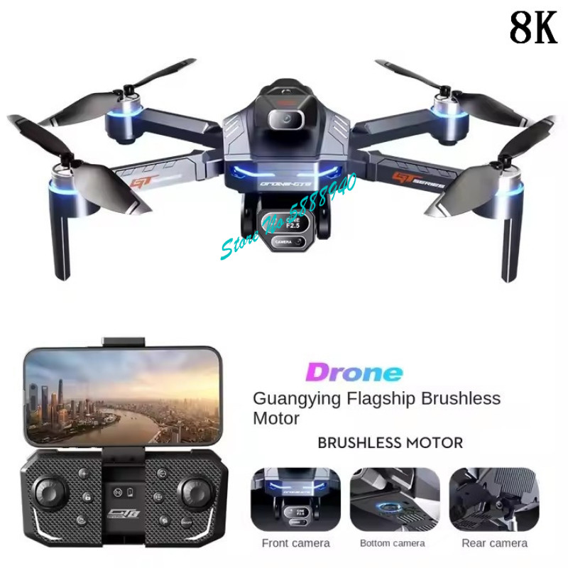 Fırçasız 8K ESC Üçlü Kamera WI - Drone Rc Fpv Manual incelemesi ve fiyatı