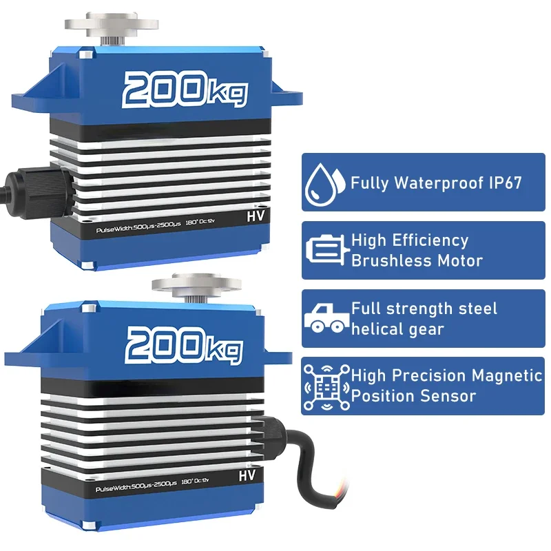200KG Fırçasız Servo 12V-16.8V - Drone And Car incelemesi ve fiyatı