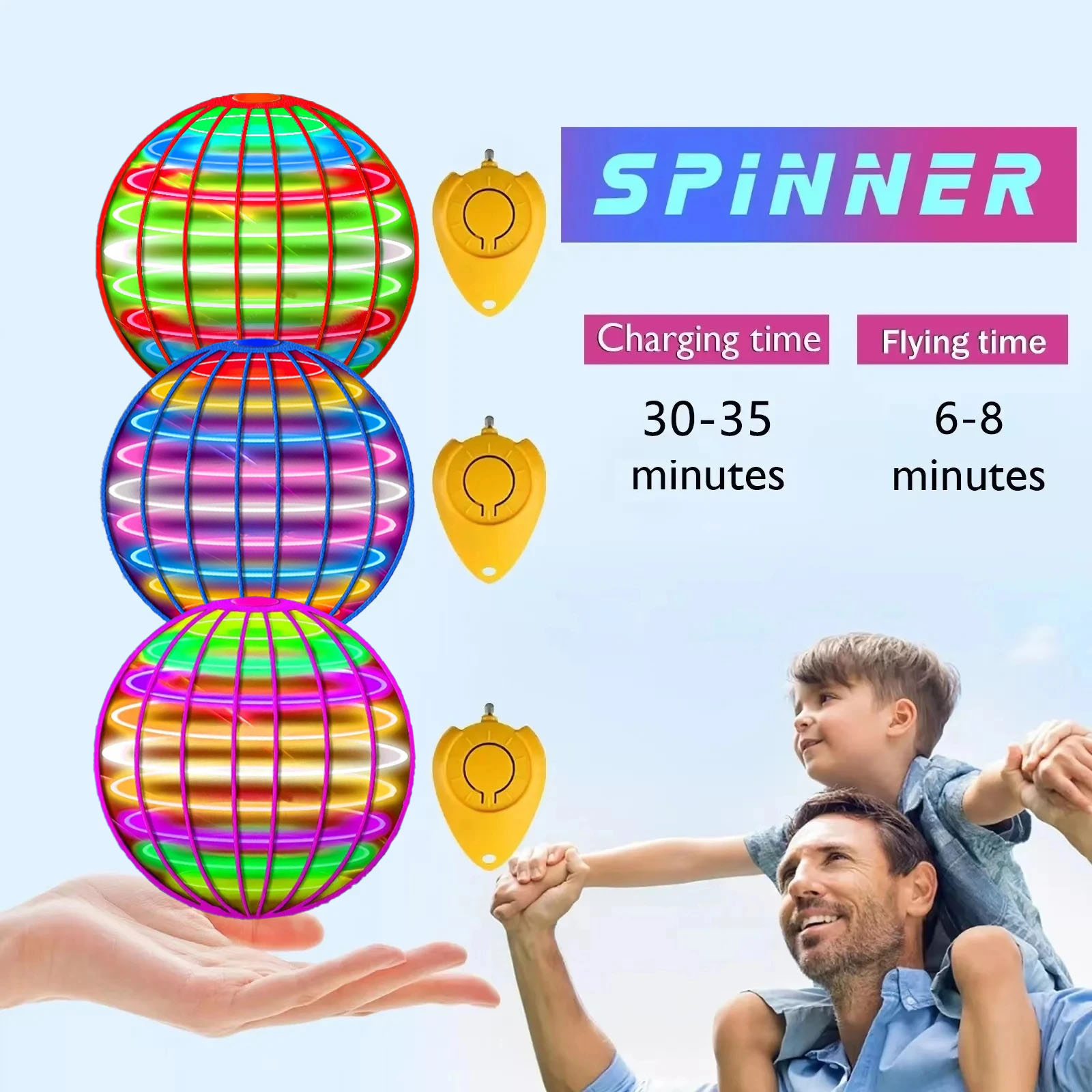 Uçan top Boomerang Flyorb sihi - Drone Ball Rc incelemesi ve fiyatı