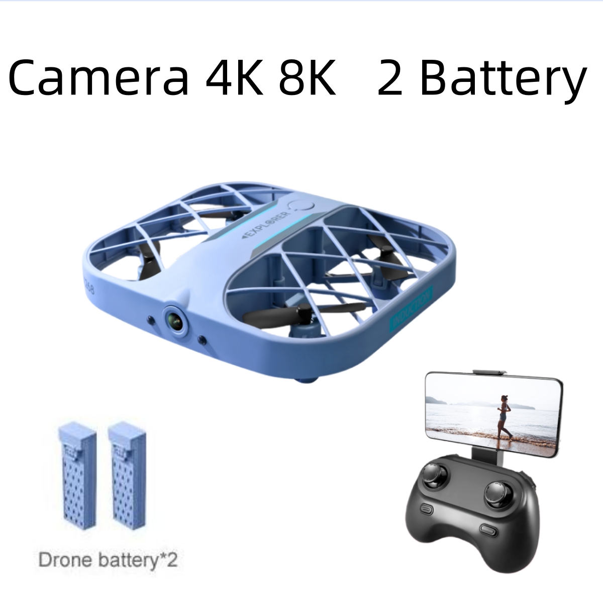 JJRC H107 FPV RC Drone, 2 Bata - Drone Rc Harness incelemesi ve fiyatı